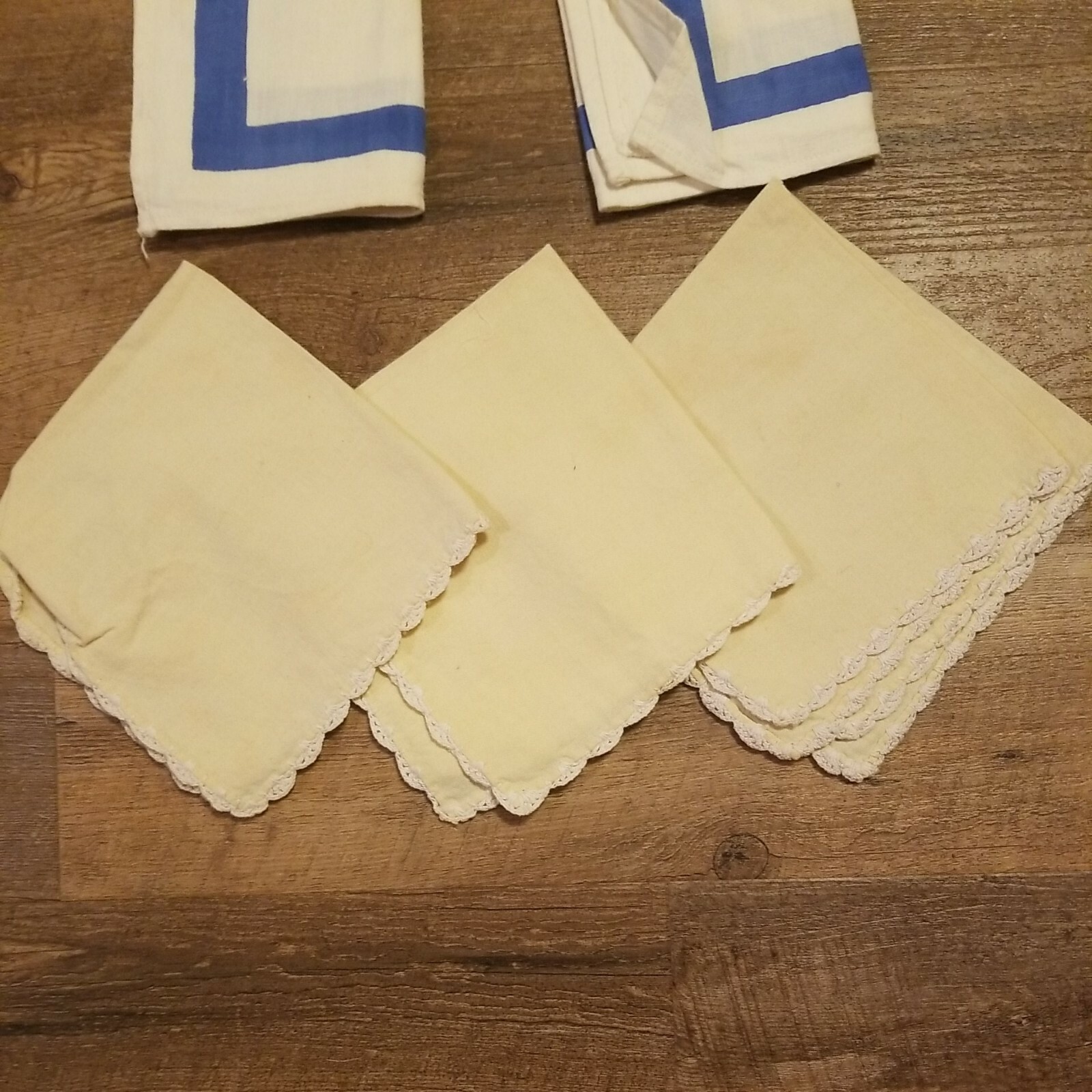 9 Assorted Cotton Napkins eBay