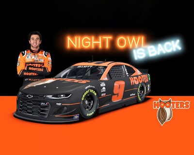 Chase Elliott #9 Hooters Night Owl NASCAR 8