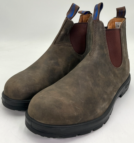 Blundstone 584 Winter Thermal Men's Size 12 US Rustic Brown Chelsea Boots NIB
