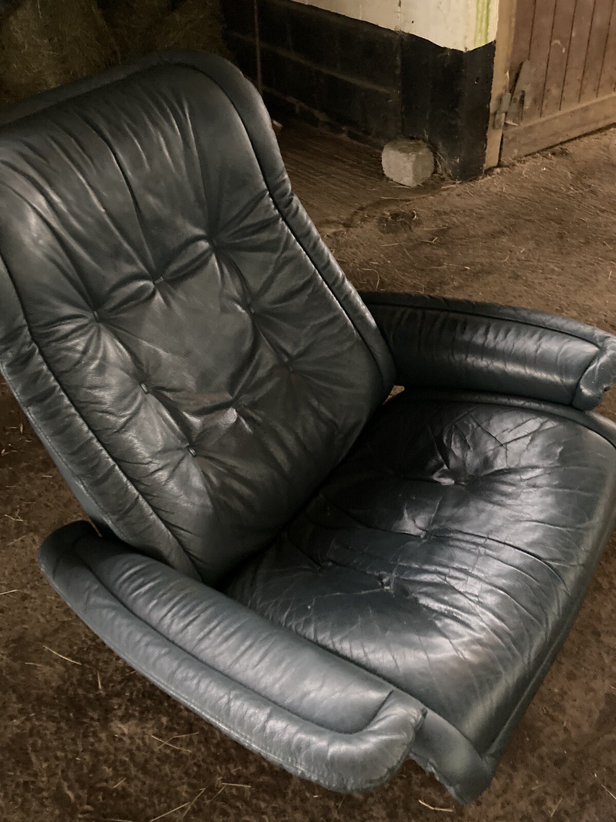 ekornes stressless leather recliner chair used eBay