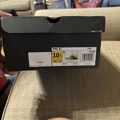 adidas NMD R1 Signal Green Athletic Running Shoes Men's Size