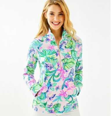 (取寄) リリー ピュリッツァー レディース Upf 50+ スキッパー ポップオーバー Lilly Pulitzer women UPF 50+ Skipper Popover Multi Grove Garden UPF 50+ Skipper Popover | Lilly Pulitzer