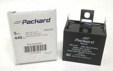 Packard PDCF5 HVAC Dry Motor Run Capacitor. 5 MFD/UF 440 Volts