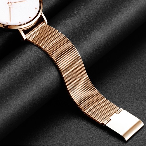 Moda Mujeres Vestido Cuarzo Analógico Pulsera Reloj de Pulsera con Banda de Acero Inoxidable - Imagen 30 de 32