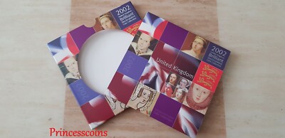 2002 GB ROYAL MINT BUNC DEZIMAL GESCHENK 8 MÜNZEN SET - 20. GEBURTSTAG