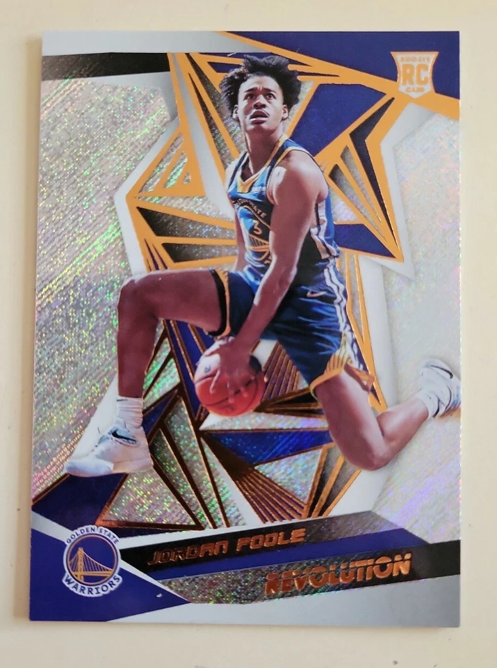 2019/20 Panini Revolution NBA Jordan Poole Rookie Card #126 Warriors RC Lot of 2 - Image 3 of 4
