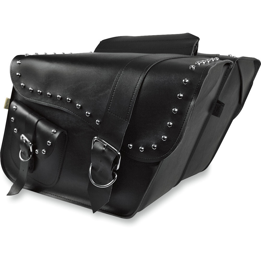 Willie & Max Ranger Serie Satteltaschen-Set – Große Slant-Taschen Mit Nieten, Aus Kunstleder