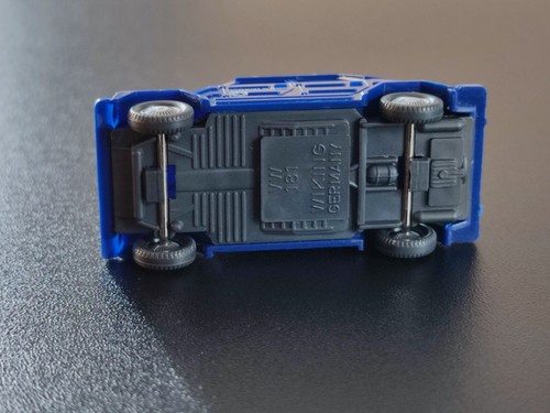 Volkswagen 181 Police THW Dark Blue. Wiking Micro 1:87 Rare - Picture 8 of 10