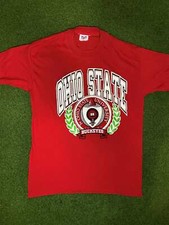 90s Ohio State Buckeyes - Vintage University Tee Shirt Large 