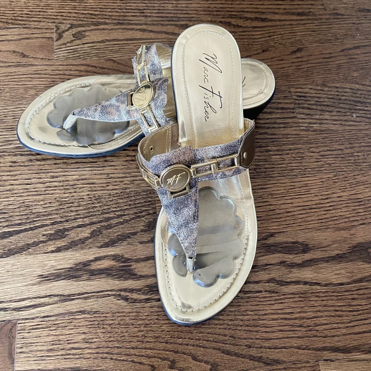 Marc fisher hotsell leopard sandals