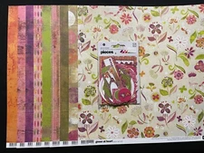 BASIC GREY "GREEN AT HEART" 12X12 SS HEAVY WEIGHT PAPERS AND DIE CUT PIECES