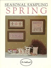 The Needle and I "Seasonal Sampling Spring" Counted Cross Stitch Pattern Leaflet