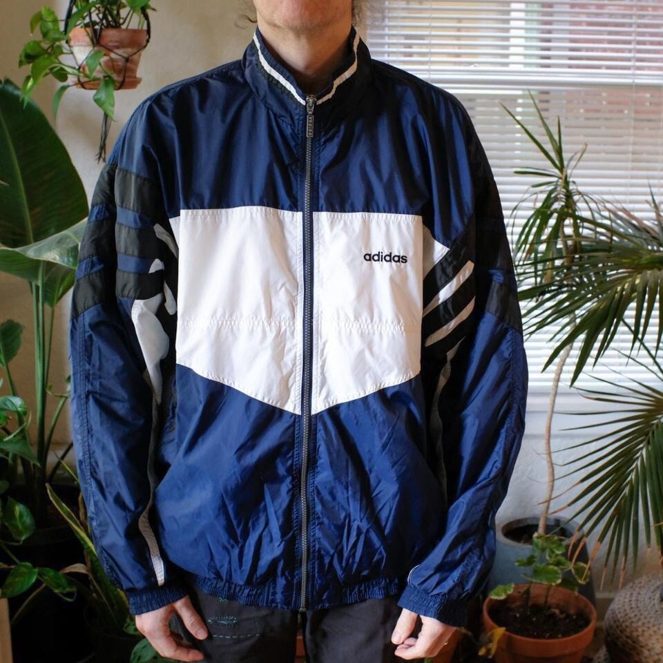 90s 00s Y2K Adidas Jacket –Bold Colors Y2K Adidas Windbreaker Jacket Grunge Festival Vintage Skater