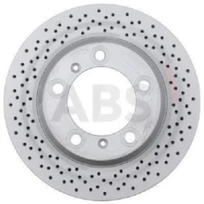 2x Original A.B.S. Brake disc 17877 for Porsche