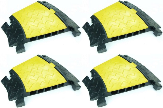 4x 30° Kreisstück 5 Kanal Kabelbrücke PKW LKW Überfahrrampe Schutz Biegung Bogen 4x 30° Kreisstück 5 Kanal Kabelbrücke PKW LKW Überfahrrampe Schutz Biegung Bogen
