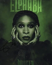 CYNTHIA ERIVO SIGNED PHOTO (5) WICKED ELPHABA 