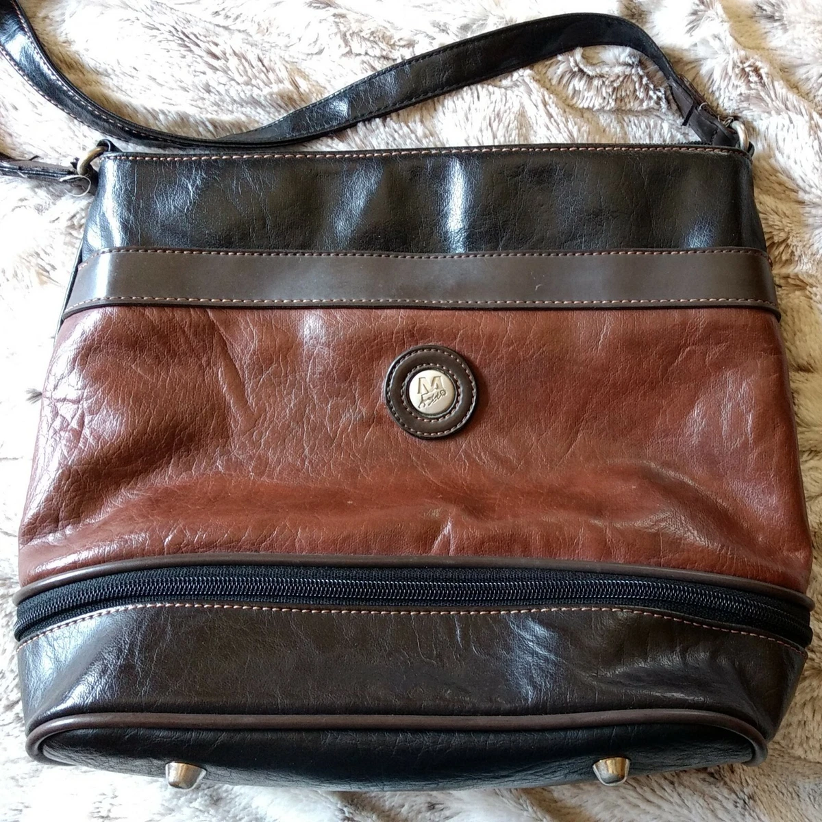 Glamadise - Italian fashion paradise - Real leather shoulder bag Glamorous  by GLAM Santa Croce - Brown - Glamorous by GLAM Santa Croce - Shoulder bags  - Leather bags - Glamadise - italian fashion paradise