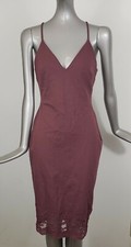 Windsor Womens Slip Bodycon Dress Size M Open Back