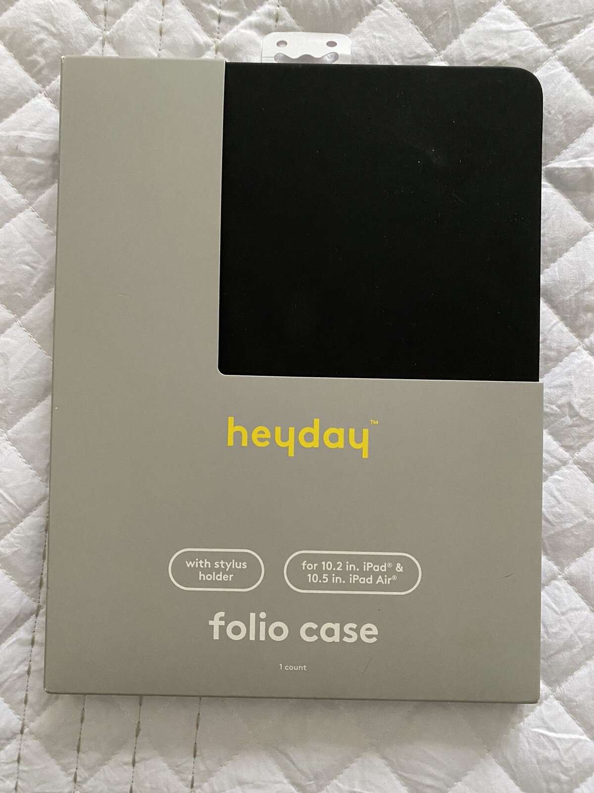 New HeyDay Folio Case fits 10.2 inch iPad and 10.5 inch iPad Air Black eBay