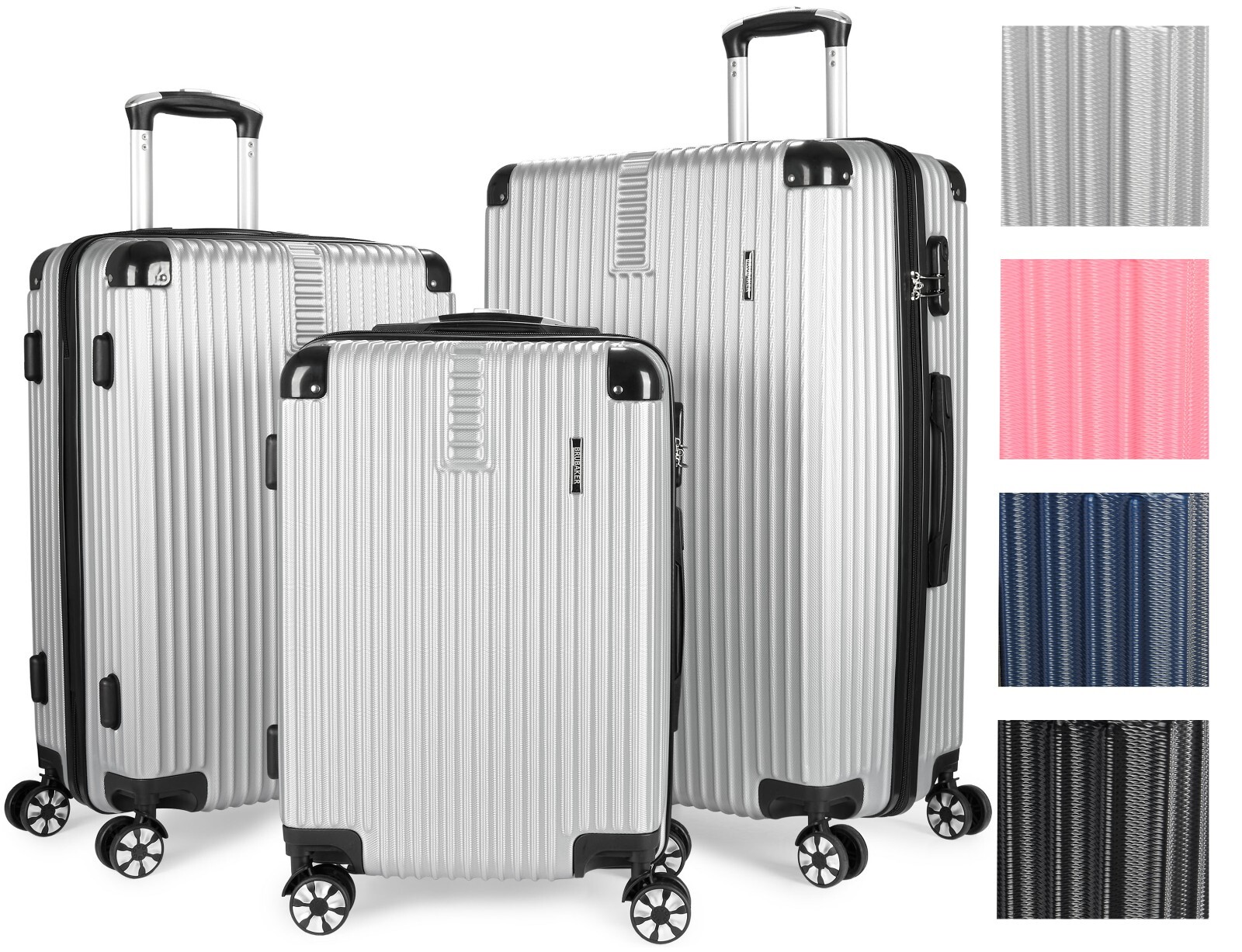 Maleta Rigida London L XL + Equipaje de Mano M 4 Ruedas 360° o Juego de Maletas