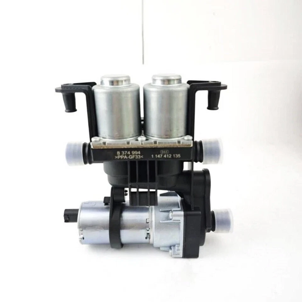 Válvula de control de calefacción con bomba de agua auxiliar para 94-03 BMW E39 520i 523i 528i⭐ Foto 4 de 4