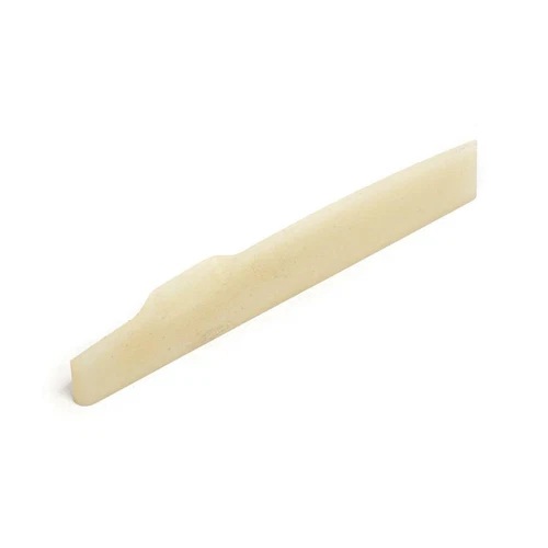 Hosco Gibson®Style Shaped Vintage Style Bone Acoustic Guitar Saddle 71x11x3.3mm