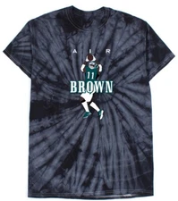 Tie-Dye AJ Brown Philadelphia Eagles Philly AIR T-Shirt
