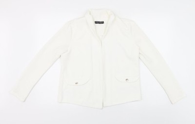 Weiße Damenjacke UK-Größe 14 auswählen