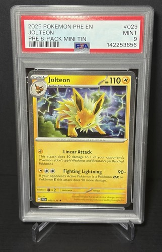 Jolteon graded PSA 9 for sale on eBay