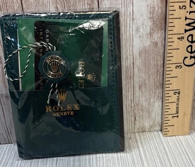 Authentic Your Rolex Oyster Booklet Papers Holder & Tag FOR ANY Rolex 90s Model