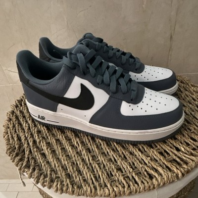 Nike Air Force 1 Low Top White, Dark Gray & Black Size 9.5 Men