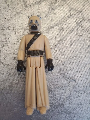 Rare Vintage Star Wars 1977 Tusken Raider Figure Only RARE HOLLOW CHEEK TUBES