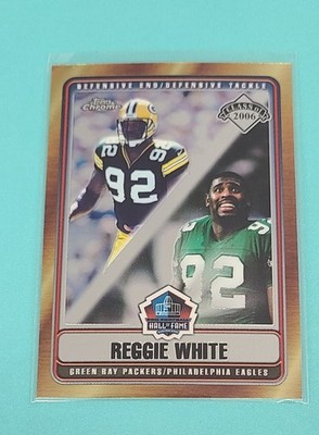 2006 Topps Chrome Hall of Fame Tribute #HOFT-RW Reggie White FOOTBALL Card P9
