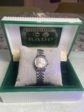 RADO Green Horse Automatic Ladies Watch Silver Dial Near Mint with Box