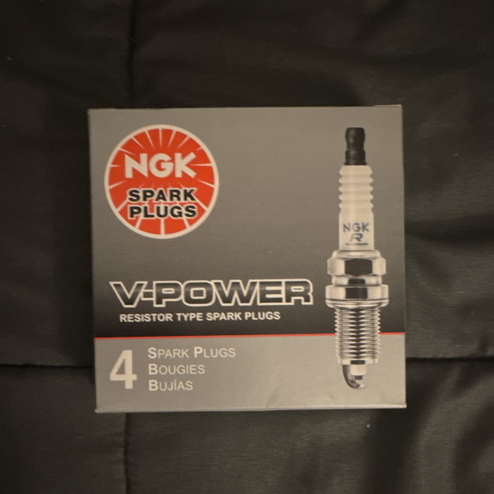 NGK 6987 / ZFR6F-11G V-Power Spark Plugs 4 Pack