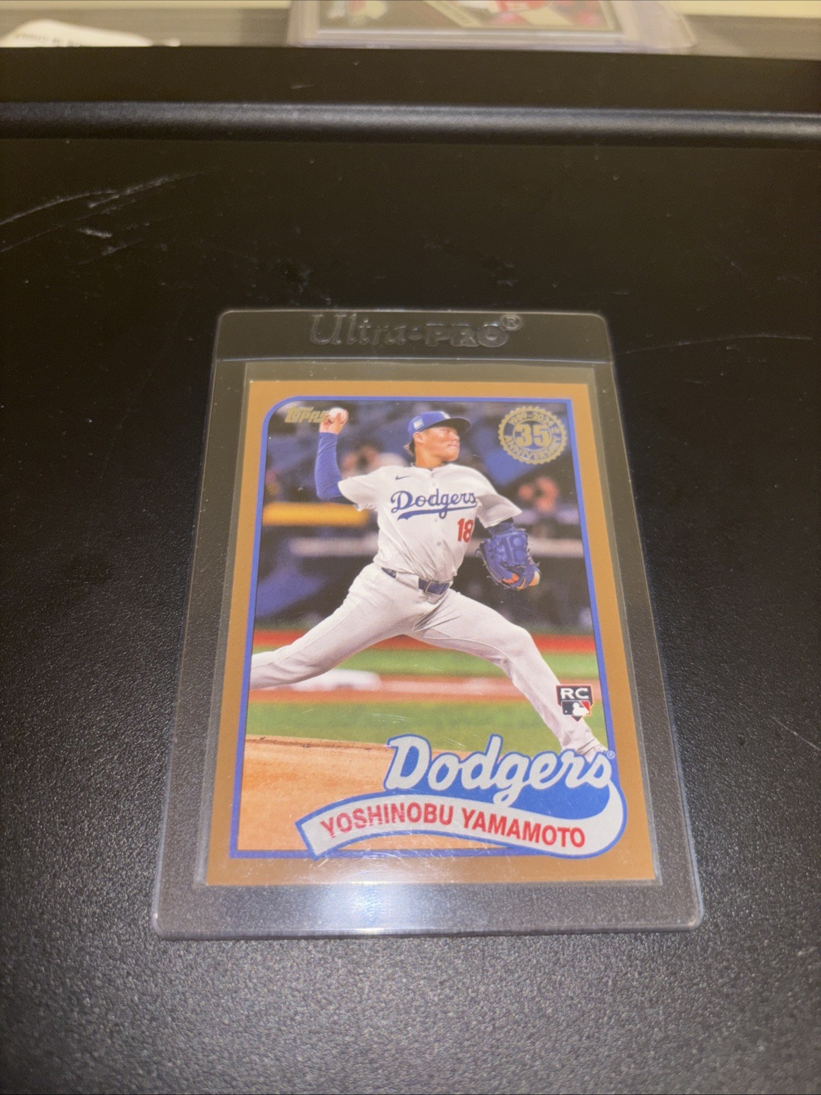 2024 Topps Update Series 1989 Topps Baseball Yoshinobu Yamamoto #89US-29 Gold/75