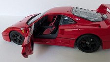 Kyosho 1/18 Scale Diecast - Ferrari F40 Light Weight Version, Red - Model 08412R