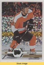 2019-20 Upper Deck Speckled Rainbow Foil Justin Braun #328 READ 01ks