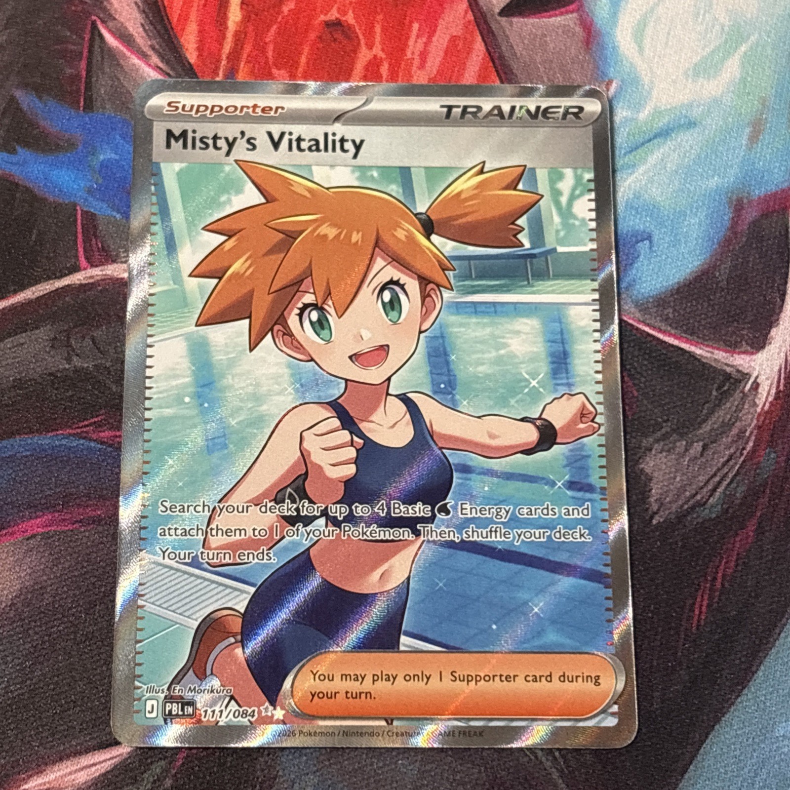 Misty’s Vitality 111/084 Ultra Rare Holofoil: Pitch Black Pokemon Near Mint