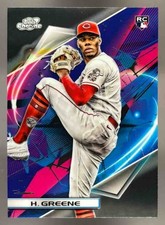 2022 Topps Baseball Cosmic Chrome Hunter Greene #168 RC Cincinnati Reds