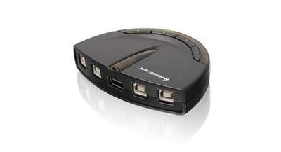 IOGEAR GUB431 4-Port PrinterShare USB GUB431, Wired, 1.82m, USB, 0 - 80%, 5 ~E~