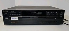 Sony CDP-C245 5 Disc CD Player Changer Carousel Home Audio Unit TESTED no remote