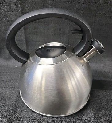 Copco Stainless Teapot Kettle Silver Simple Hot Beverages Minimalist Kitchen
