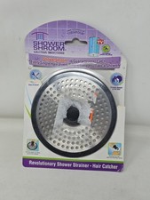 Walk-in Shower Stall Drain Protector Hair Catcher Grid Durable Stainless Steel