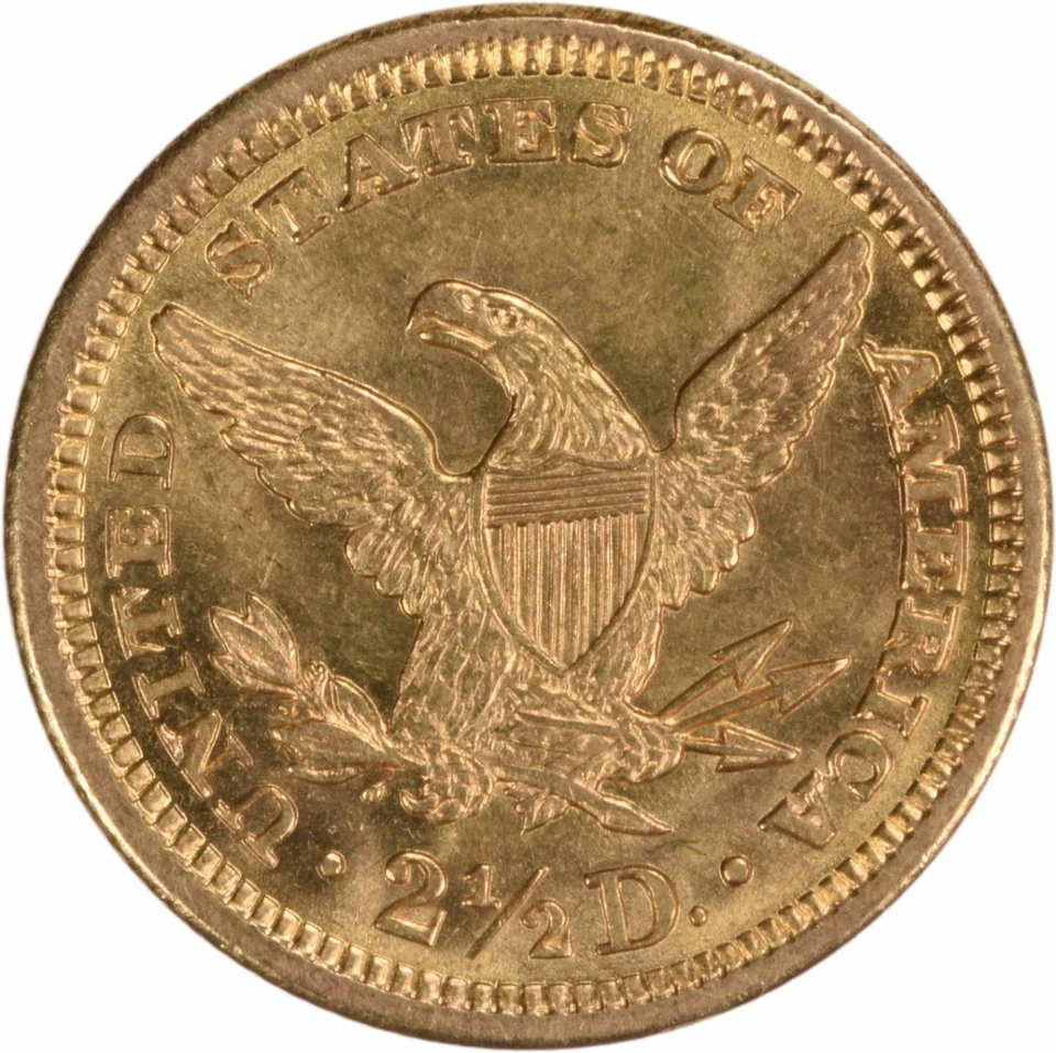 $2,50 Gold Liberty Head 1907 BU sin certificación #118 Foto 2 de 2