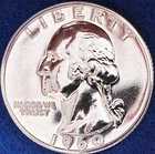 1960 Washington Quarter 90% Silver Choice Proof