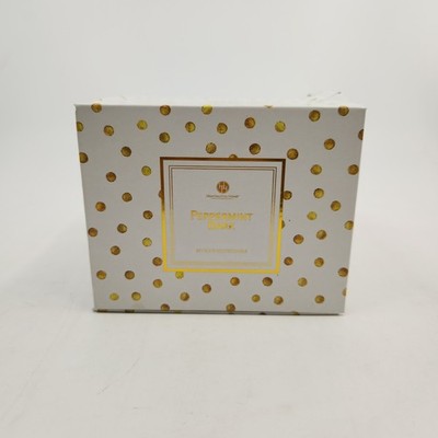 Huntington Home Peppermint Bark 7.4 OZ Soy Blend Candle In Gift Box Has Damage
