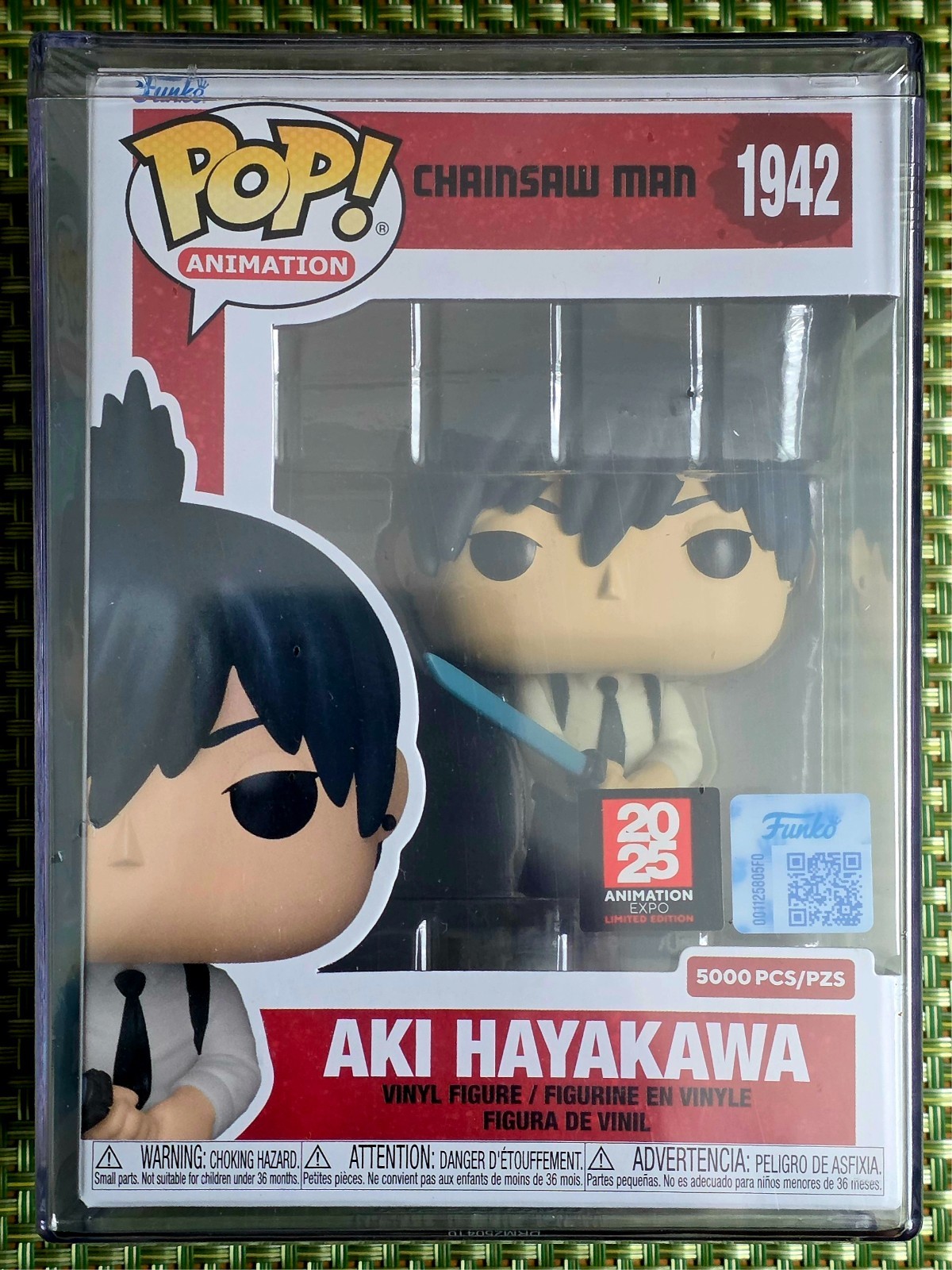 Funko Pop Chainsaw Man Aki Hayakawa 1942 - 2025 Anime Expo LE 5000 pcs