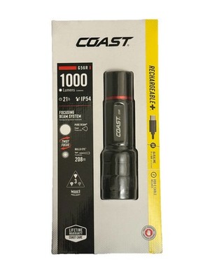 Coast G60R Rechargeable 1000 Lumen Flashlight
