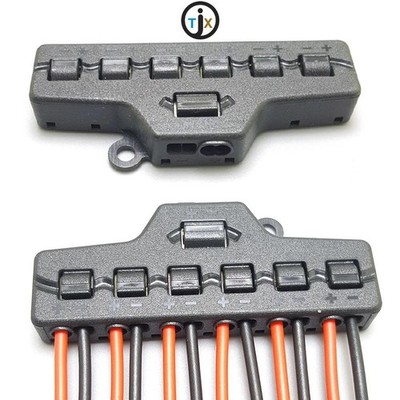 3/6 Ports Kompakt Kabelverbinder Kabelstecker Splitter Elektrische Klemmleiste